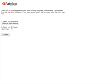 Tablet Screenshot of mortgage.patelco.org